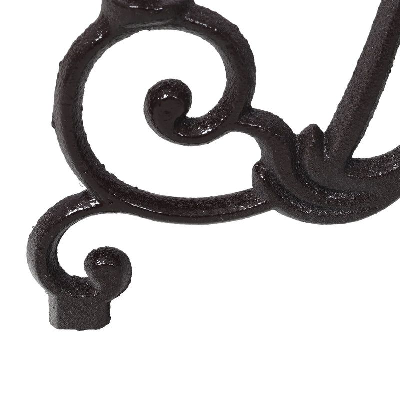 3-Tier Cast Iron Plant Stand, Vintage Scrollwork, Black, photo 4 of 9