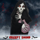 4.3' Animated Grim Reaper Guitarist with Motion and Sound Activation