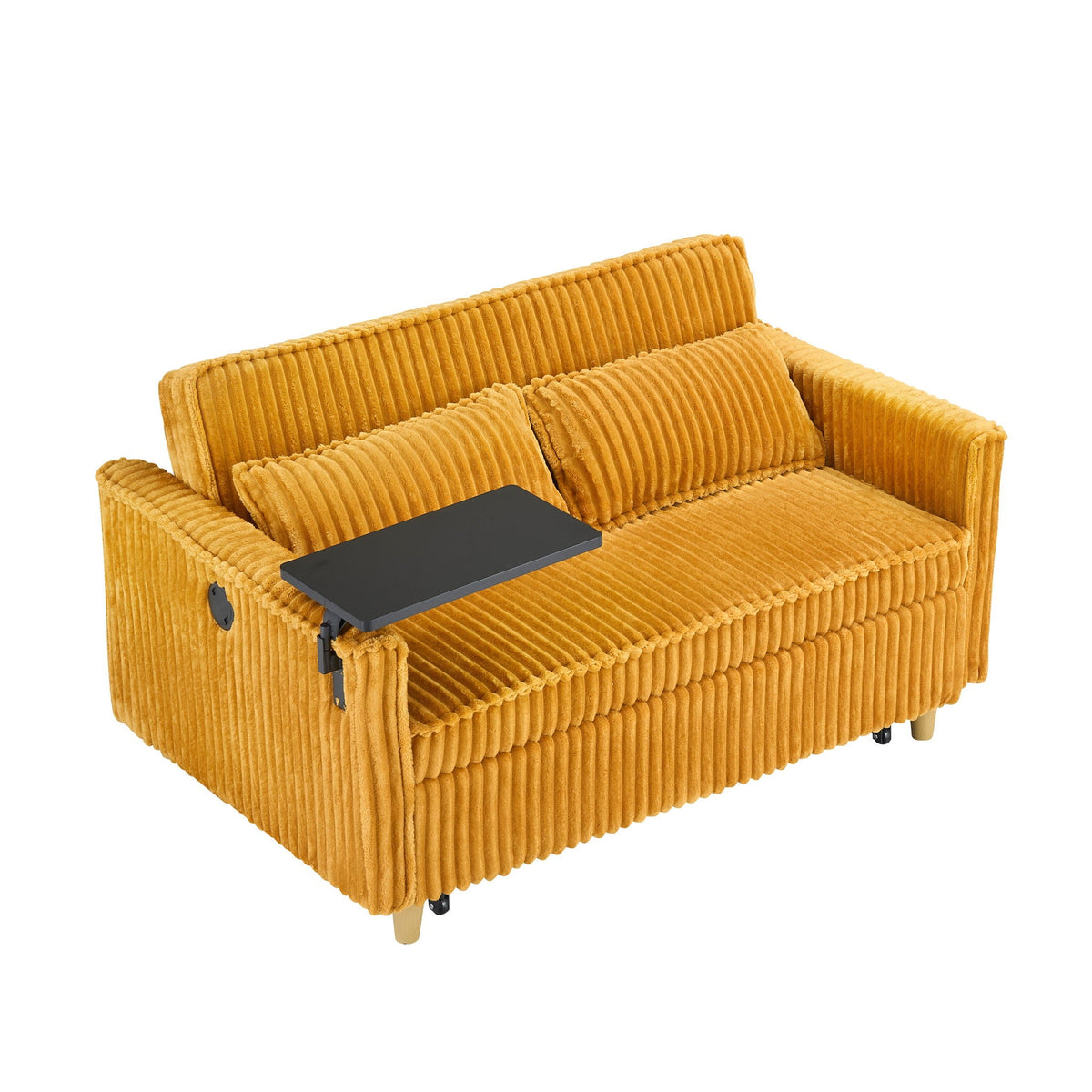 Pull Out Sofa With Movable Tabletop And USB Ports, photo 4 of 40