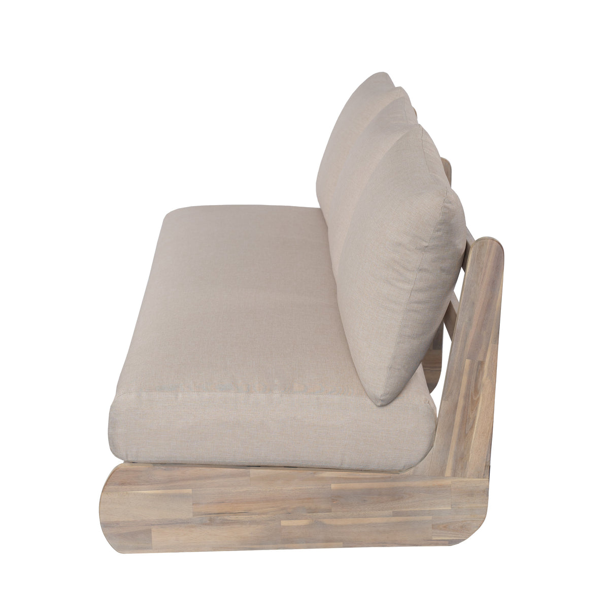 Outdoor Acacia Lazy 5 Seater Chat Set, photo 5 of 10