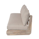 Outdoor Acacia Lazy 5 Seater Chat Set