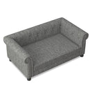Modern Elegant Rectangle Pet Bed, Durable Elevated Dog Sofa by HouseOfZazla