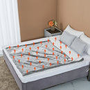 Electric Heated Flannel Throw Blanket 59x50in with 6 Heat Settings