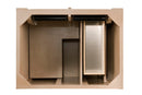 James Martin Bristol 30" Single Bathroom Vanity, Whitewashed Walnut