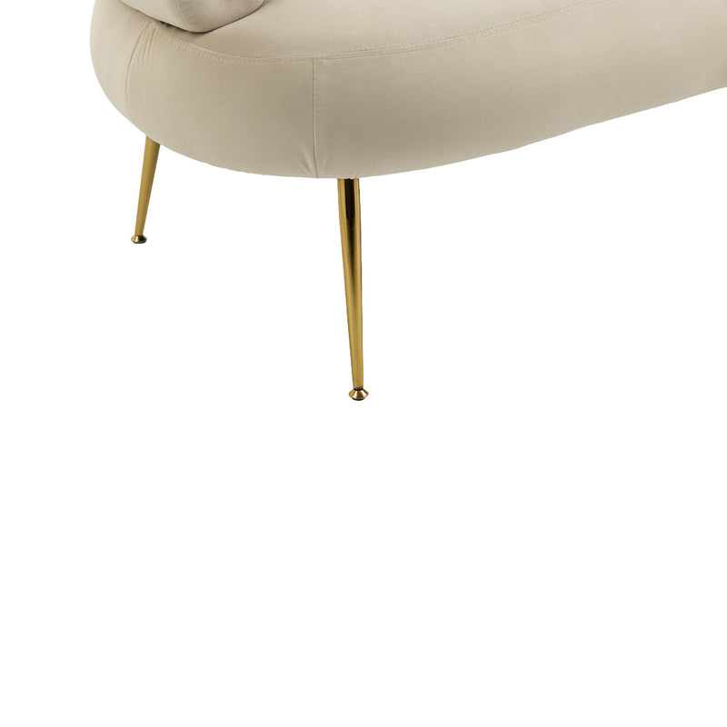 Accent Chair, leisure chair with Golden feet