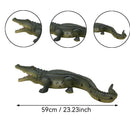 23" Simulated Crocodile Garden Statue