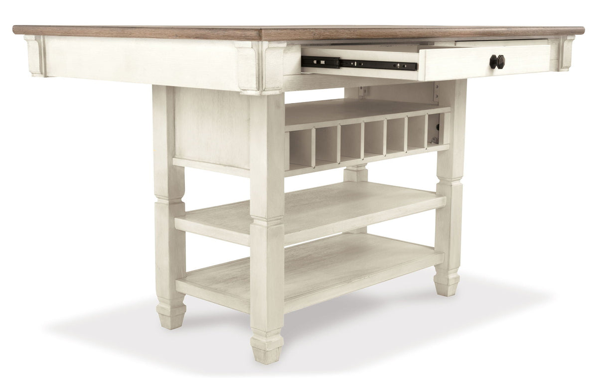 Bolanburg - Rectangular Dining Room Counter Table - Beige, photo 6 of 7