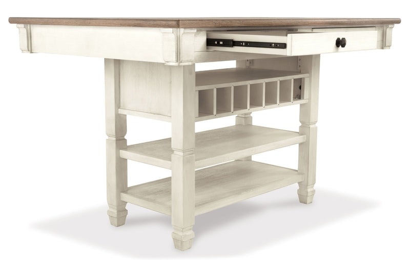 Bolanburg - Rectangular Dining Room Counter Table - Beige, photo 6 of 7