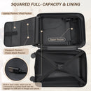Hardside Luggage Set - 5 Piece with USB Port & TSA Lock