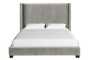Upholstered Bed, Space-Saving Design