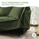 Slipcovered Long Sofa - 4 Seater
