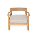 Mallorca Acacia Wood Club Chair With Seat Cushion