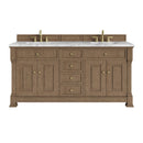 James Martin Brookfield 72" Double Bathroom Vanity, Pecan