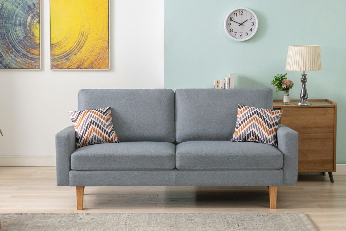 Bahamas - Minimalistic Sofa With 2 Throw Pillows, photo 3 of 15