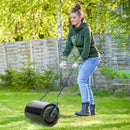 20-Inch Push/Tow Behind Lawn Roller Filled with 16 Gal Water or Sand, Perfect for Flattening Sod in the Garden