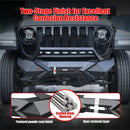 X Style Front Bumper with Winch Plate Compatible with Wrangler JK (2007-2017)