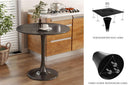 Modern Black Round Table