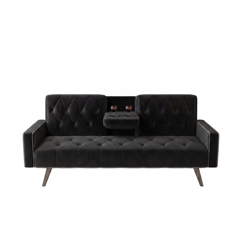 1730 Sofa Bed Armrest with Nail Head Trim, photo 6 of 10