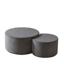Modern Upholstered Round Coffee Table For Living Room (Set of 2) by HouseOfZazla