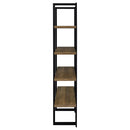 Mystrene - 4 Shelf Bookcase With Open Shelving Design - Black