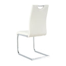 Modern Dining Chairs With Padded Seat And Metal Legs by HouseOfZazla