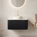 DINA 30" Bathroom Vanity & Sink with Floating Curved Edges by HouseOfZazla