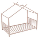 Metal House Platform Bed With Modern Design And Durable Frame by HouseOfZazla