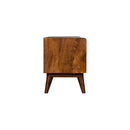 Solid Wood Bench With Upholstered Sea by HouseOfZazla