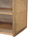 Larissa - T Bar Open Bedside Table - Oak by HouseOfZazla