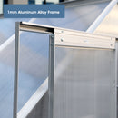 Walk-In Polycarbonate house & Roof Vent, Sliding Doors, Aluminum Hobby Hot House For Outdoor by HouseOfZazla