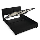 Storage Upholstered Hydraulic Platform Bed With Integrated Headboard by Unique Piece Furniture