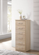 Boston Wood Lingerie Chest Smooth Roller Drawer Glides by Unique Piece Furniture