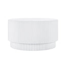 Walker Edison | Grooved Modern Coffee Table