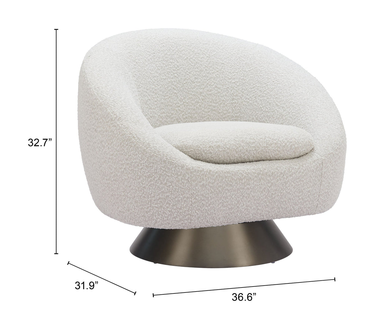 Modan Swivel Chair, photo 2 of 2