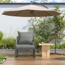 Modern Curved Aluminum Lounge Chair With Stylish Rope Weave Design And Cushioned Comfort For Outdoor
