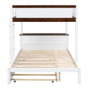 Bunk Bed With Twin Size Trundle, Storage And Desk by HouseOfZazla
