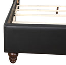 Upholstered Nailhead Trim Chic Bed by Unique Piece Furniture