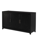 TV Stand For TVs Up To 65", Modern Entertainment Center Media Console Cabinet With 2 Spacious Storage Space, Solid Wood Legs For Living Room by HouseOfZazla