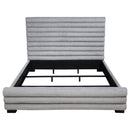 Patricia 58-inch Boucle Upholstered California King Bed Grey