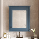 Wall Mounted Bathroom Storage Cabinet With Mirror, Medicine Cabinet With Height Adjustable Shelf by HouseOfZazla