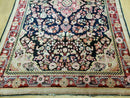 4' X 6' Antique Handmade India Floral Oriental Wool Rug Carpet Organic Blue