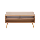 Astro - Contemporary Coffee Table - Natural / White by HouseOfZazla