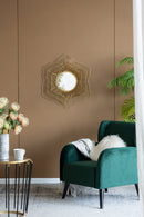D27x2.4' Metal Starburst Wall Mirror, Wall Mounted Home Decor by HouseOfZazla