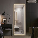 Full Length Floor Mirror LED with Dimming & 3 Color Modes by HouseOfZazla