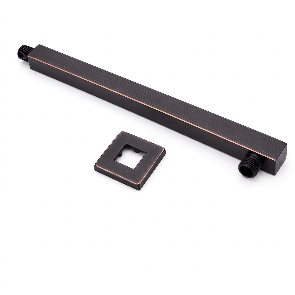 10 Inch Wall Mount Rainfall Square Shower Head, Oil Rubbed Bronze, photo 6 of 7