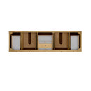 James Martin Breckenridge 84" Double Bathroom Vanity, Light Natural Oak
