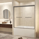 Double Sliding Shower Door With Explosion Proof Film by HouseOfZazla