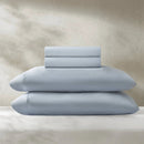 4-Piece Queen Stretch Jersey Sheet Set,Blue by Montret