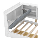 Platform Bed With Storage Headboard, Shelves And 2 Drawers by HouseOfZazla