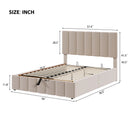Elegant Upholstered Platform Bed With Hydraulic Storage System by HouseOfZazla
